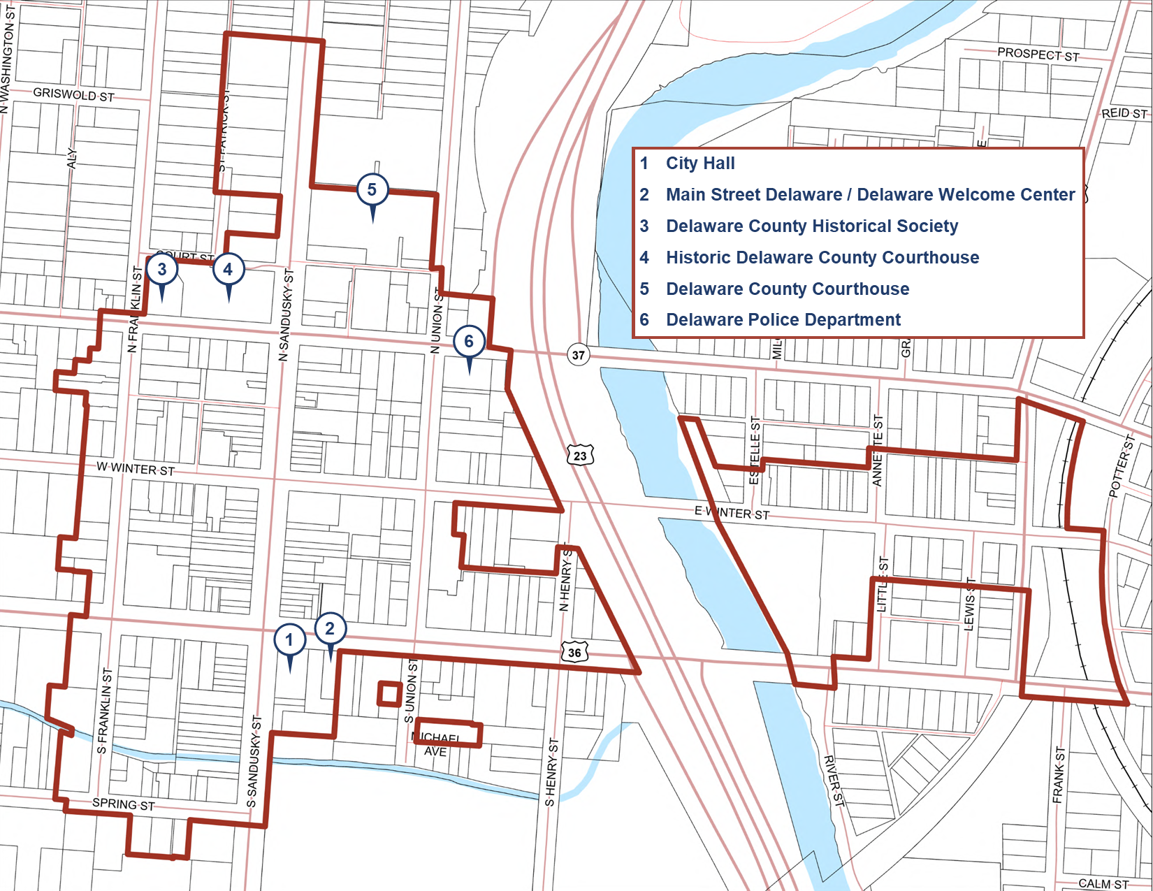 Downtown Map 2