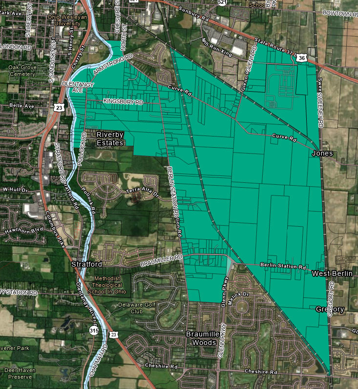 Southeast Focus Area Plan map