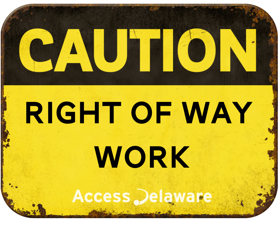 right of way work